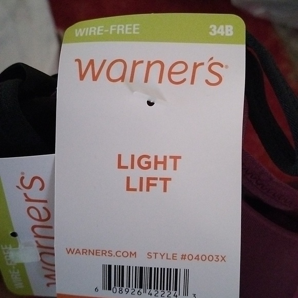 Warner's Elements of Bliss Light Lift Wire Free bras, Set 2, size 34B - Picture 9 of 10